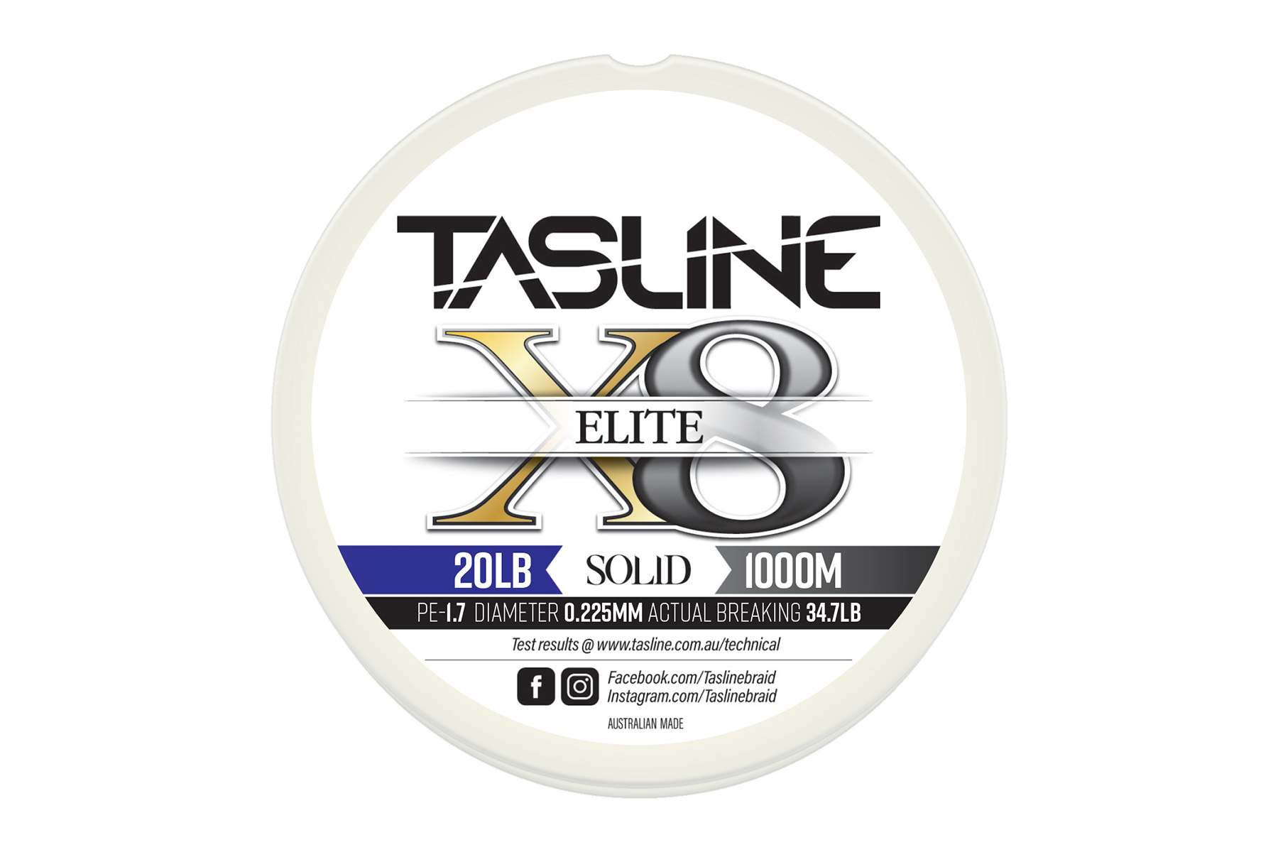 Tasline Elite White 20lb - Tasline