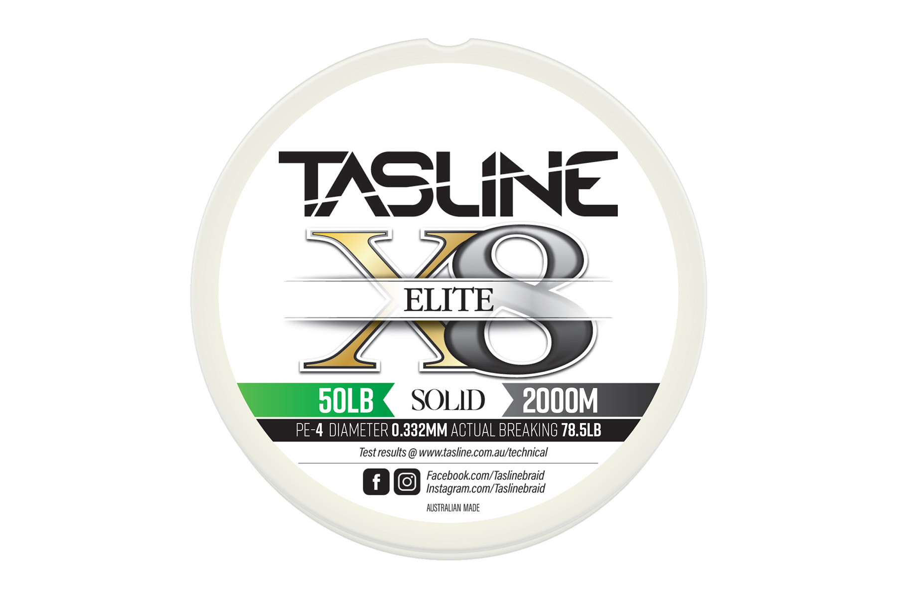 Tasline Elite White 50lb - Tasline