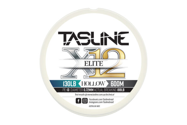 Tasline Hollow 130lb Fishing Braid