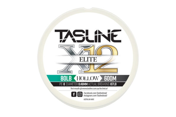 Tasline Hollow 80lb Fishing Braid