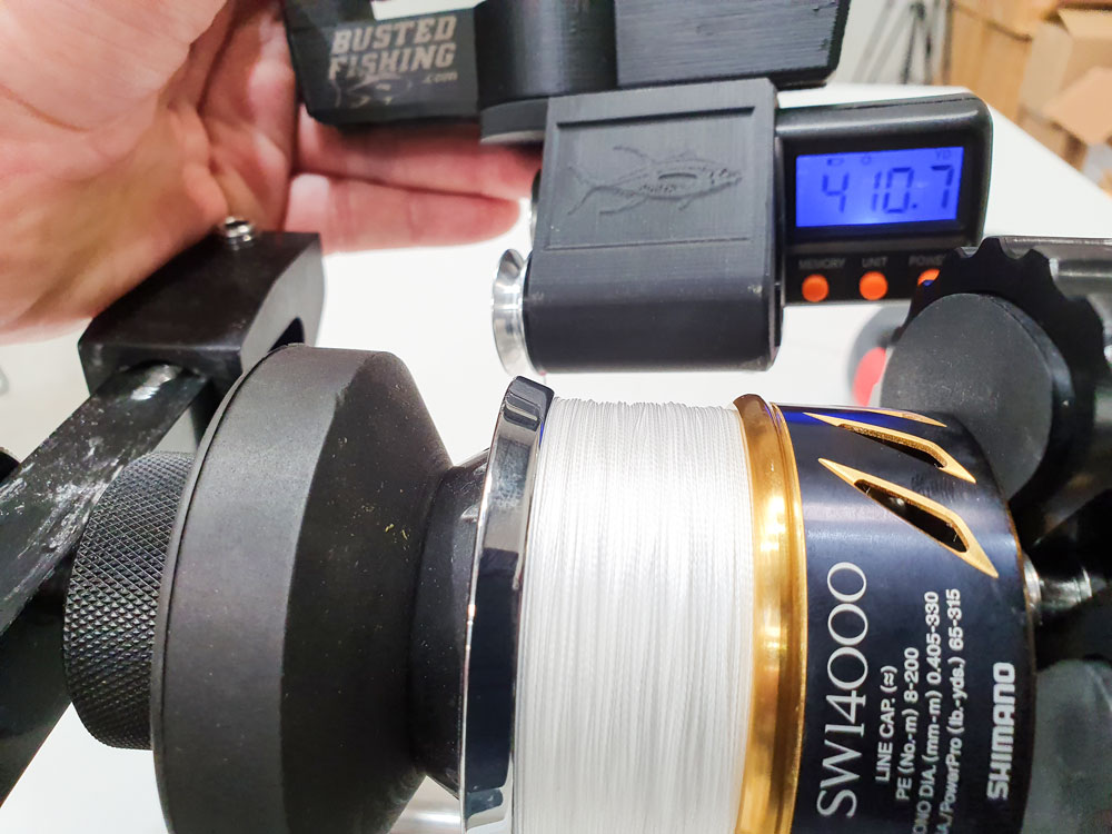 How much line can you fit on a fishing reel