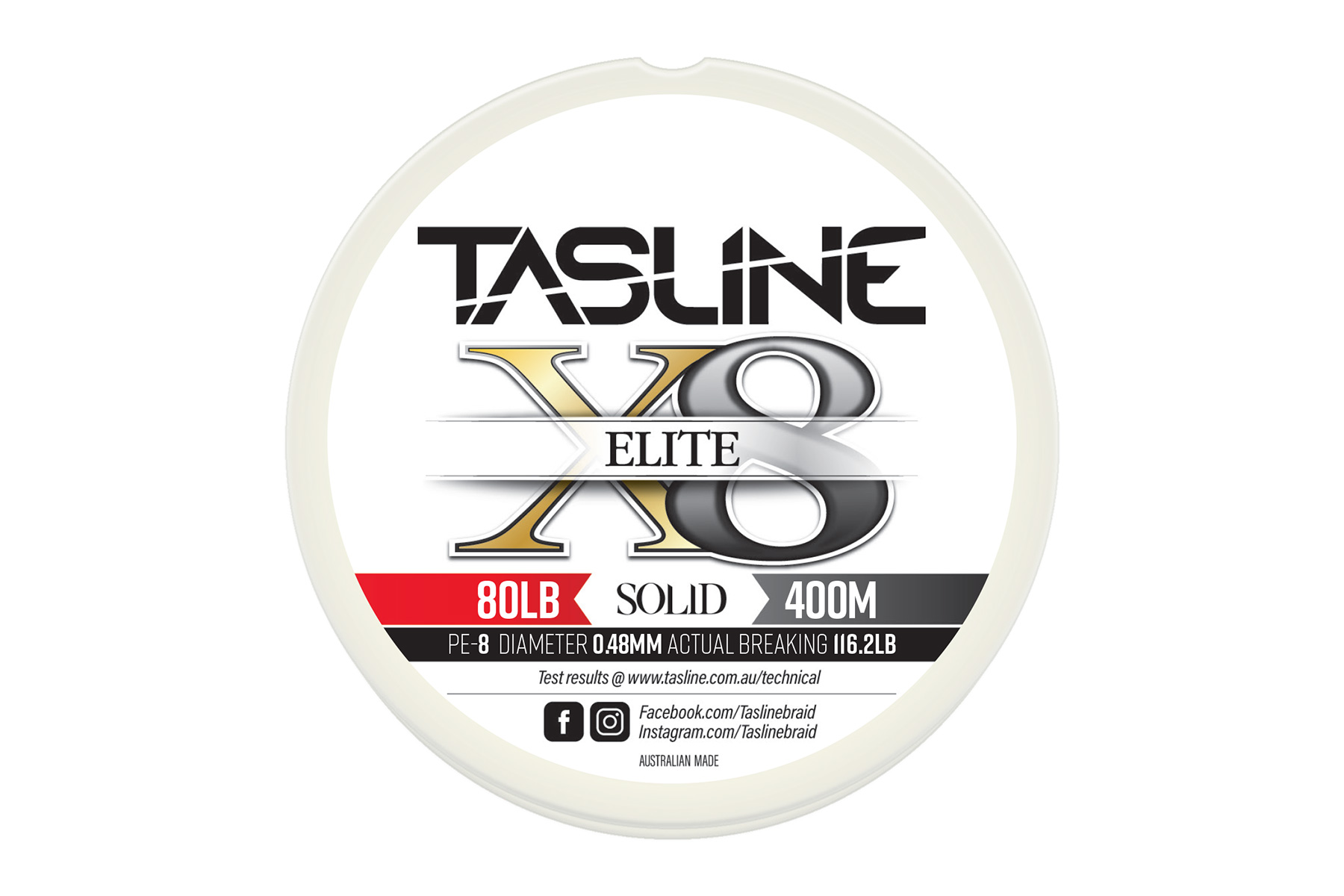 Tasline Elite White 80lb - Tasline